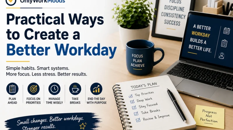 OnlyWorkMoods Practical Ways to Create a Better Workday