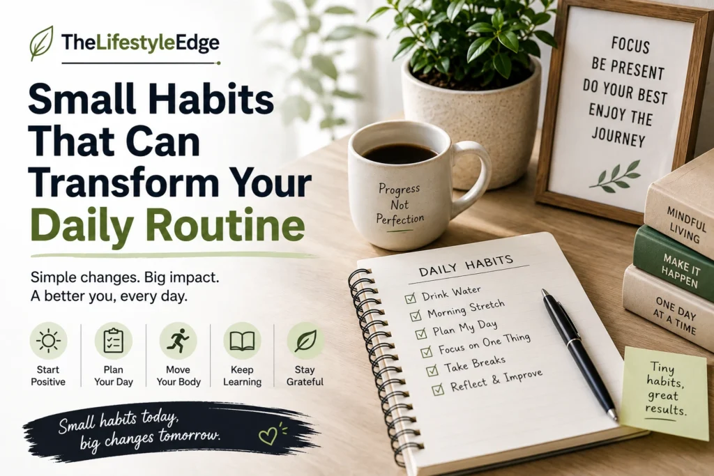 TheLifestyleEdge Small Habits That Can Transform Your Daily Routine