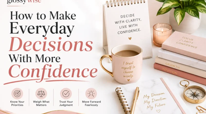 glossywise How to Make Everyday Decisions With More Confidence