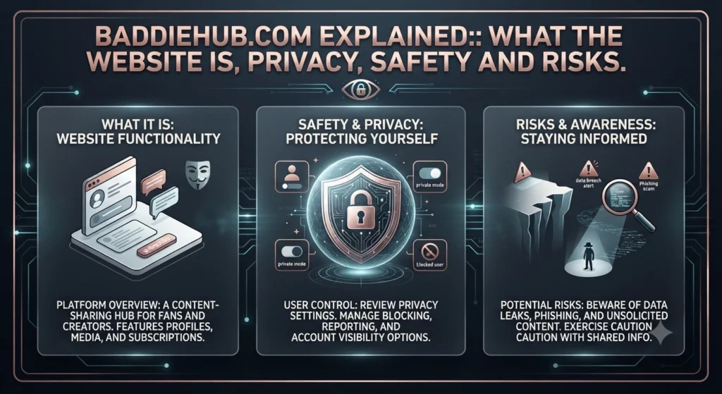 Baddiehub.com Explained What the Website Is, Privacy, Safety and Risks.