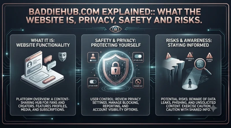 Baddiehub.com Explained What the Website Is, Privacy, Safety and Risks.