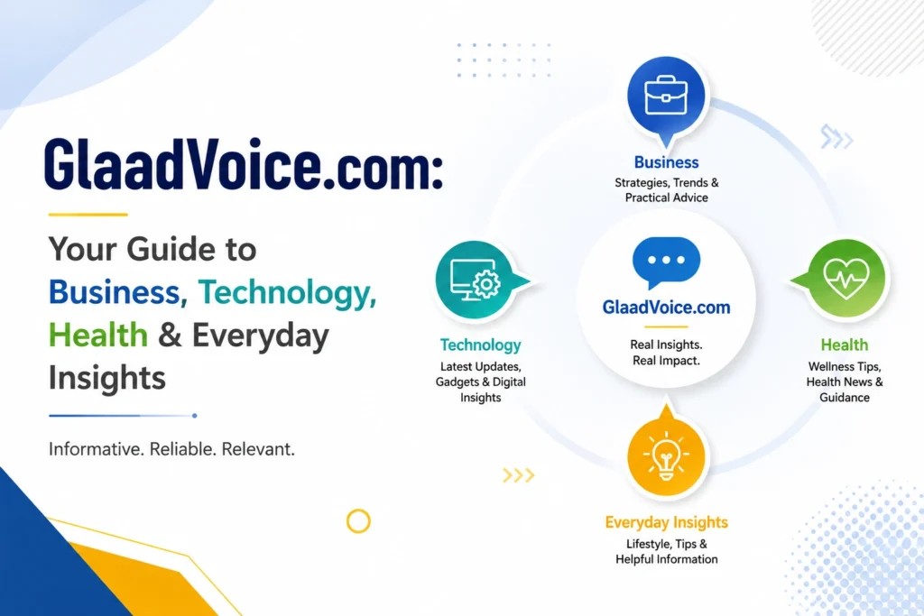 GlaadVoice.com Your Guide to Business, Technology, Health & Everyday Insights