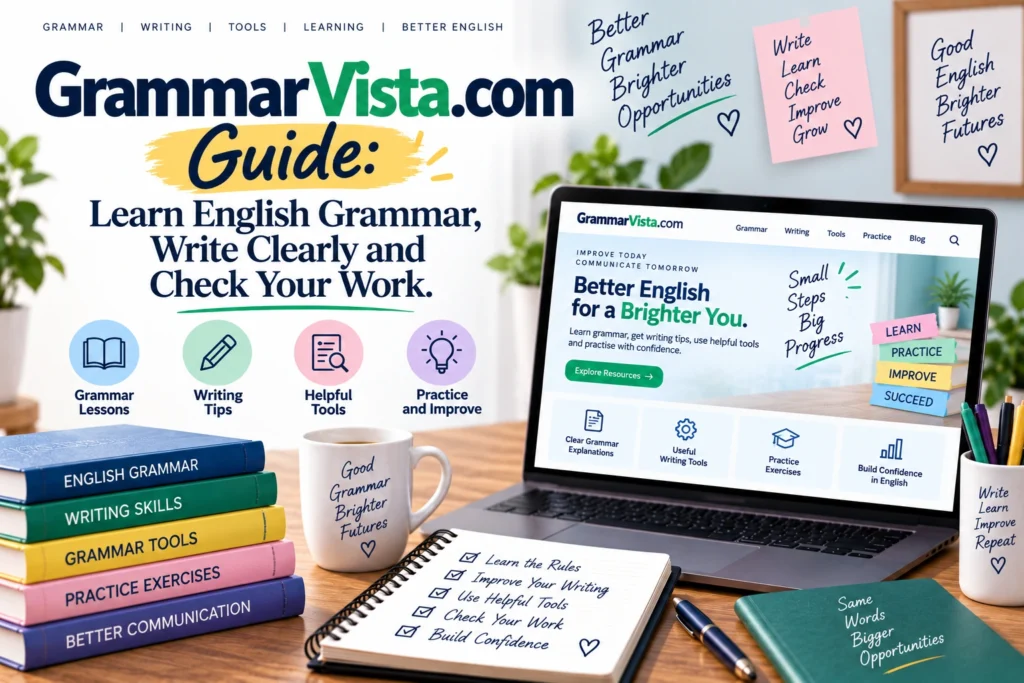 GrammarVista.com Guide Learn English Grammar, Write Clearly and Check Your Work.