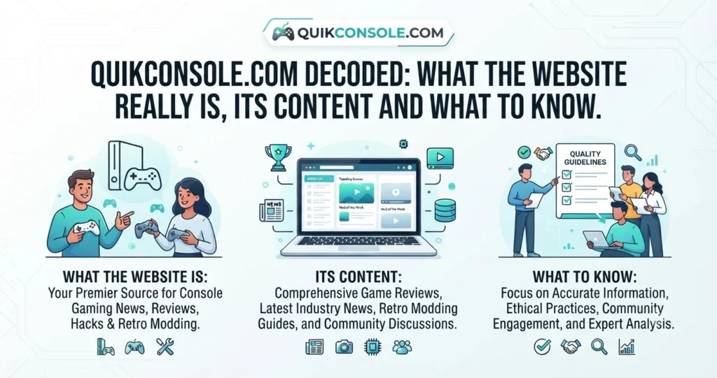 QuikConsole.com Decoded What the Website Really Is, Its Content and What to Know.