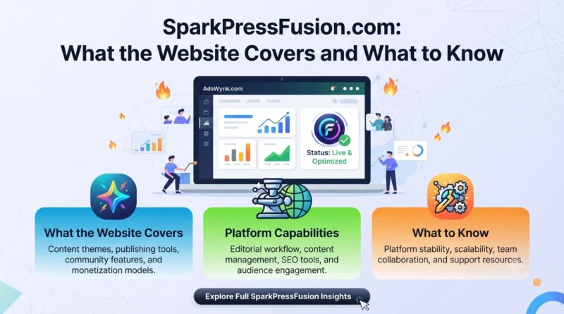 SparkPressFusion.com What the Website Covers and What to Know.